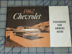 1962 Chevrolet Impala Bel Air Owners Manual Original 2nd ed - Picture 1 of 1