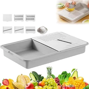 Multi-Functional Grater & Drainer Cutting Board - Picture 1 of 7