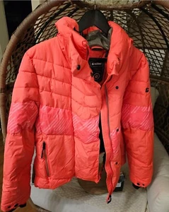 KILLTEC Water Resistant Windproof Breathable Coral Ski Puffer Jacket Women's 10 - Picture 1 of 9