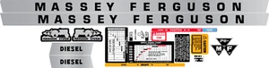 Kit completo de calcomanías Massey Ferguson 135 diésel - Imagen 1 de 1
