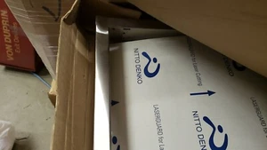 NAPOLEON 450 SIZE CURVED STAINLESS STEEL DOOR N370-0357SS 27" - Picture 1 of 3