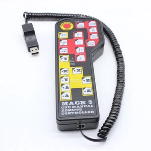 Telecomando manuale ruota maniglia pendente USB 3/4 assi adatto per CNC Mach3 - Foto 1 di 7