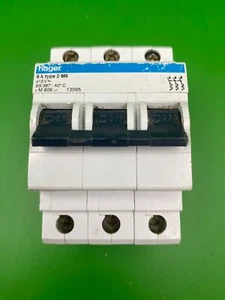 Hager M806 6A Type 2 3 Phase MCB - Picture 1 of 4