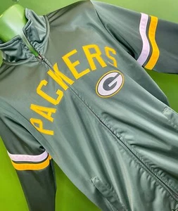 NFL Green Bay Packers Full Zip Track Jacket Men's Medium - Picture 1 of 6