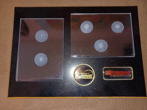 Vintage Motordrome Speedway 15x11 Plaque, Rusty Wallace Experience, 2 Photos Cover