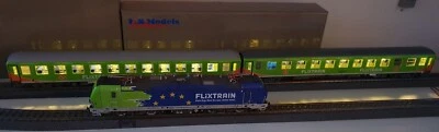 LS Models 16578 Flixtrain Vectron AC digital + 46008 Wagenset beleuchtet Neuware - Bild 1 von 4