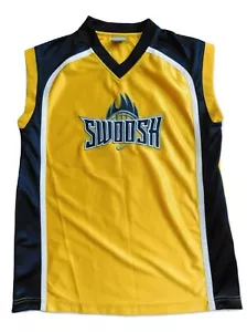 Maglia basket Nike atletica ricamata logo swoosh maglia canotta ragazzo L 14-16 - Foto 1 di 3