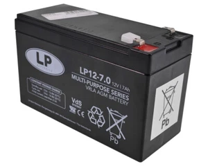 12V 7Ah Blei Gel Akku Batterie für Alarmanlage AGM VdS USV Rasenmäher Rolladen - Bild 1 von 8