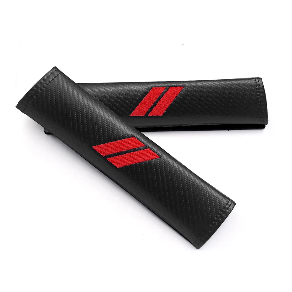 2 peças capas de ombreiras pretas macias para cinto de segurança Dodge Challenger acessórios - Imagem 1 de 4