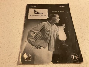 patons vintage knitting book 428 - Picture 1 of 2