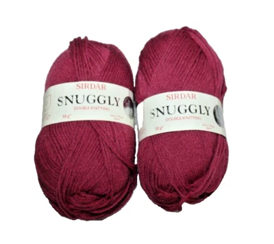 Lot of 2 Sirdar Snuggly Double Knitting 50g Yarn wool Cherry Pie  179 yd ea - Image 1 of 4