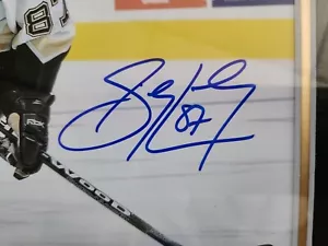 Sidney Crosby Penguins Autografiado Firmado 8x10 Enmarcado con Tarjetas de Temporada de Novato Certificado de Autenticidad - Imagen 1 de 24