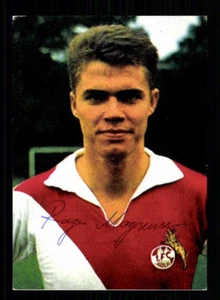 Roger Magnusson Autogrammkarte 1 FC Köln Spieler 60er Jahre Original Signiert - Picture 1 of 2