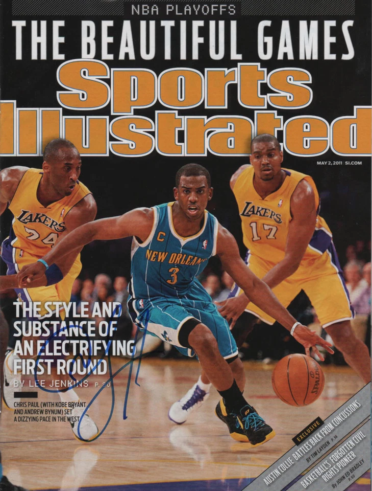 Chris Paul New Orleans Hornets FIRMADO Sports Illustrated 5/2/11 COMO NUEVO ¡NL CERTIFICADO DE AUTENTICIDAD! Foto 1 de 1