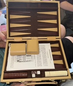 Vintage Backgammon Game Set By Cardinal 1970’s - Picture 1 of 16