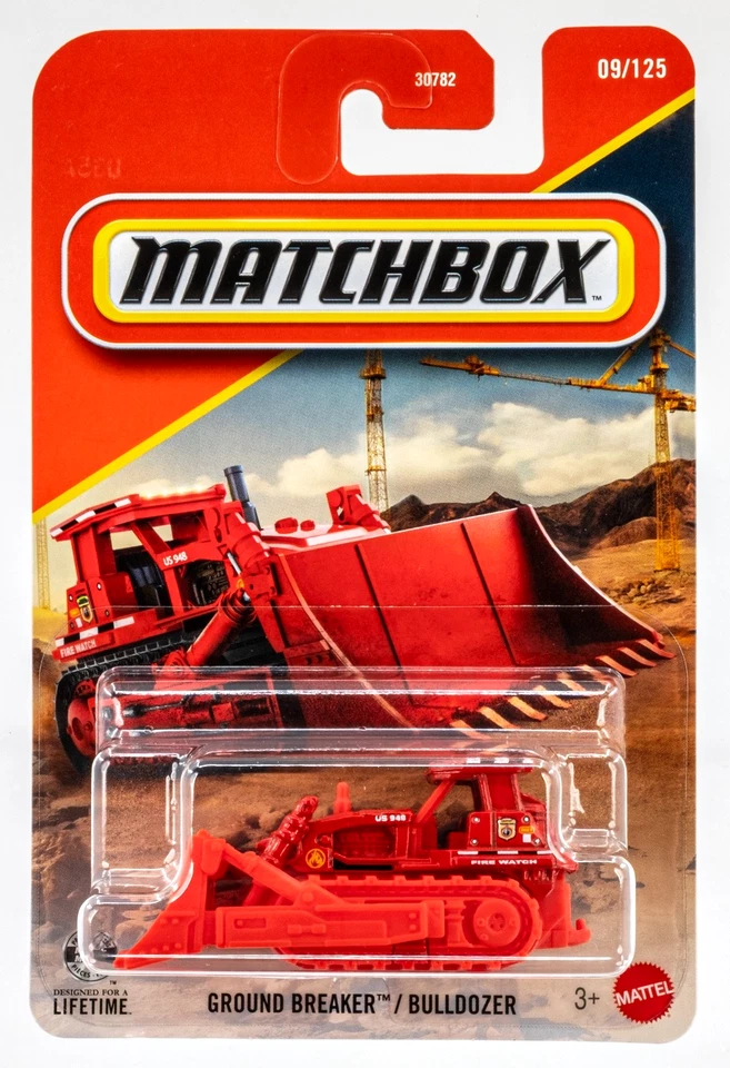 2026 Matchbox #9 Ground Breaker™ КРАСНЫЙ | НАЦИОНАЛЬНЫЕ ПАРКИ ПОЖАРНЫЕ ЧАСЫ | FSC - Изображение 1 из 1