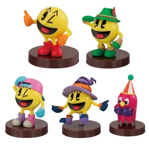 Pac-Man World 2 Re-Pack Mini Figure Collection 01 Set Completo di 5 Capsule Giocattolo - Foto 1 di 2