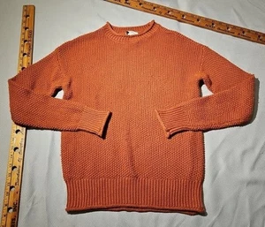 Jessica Simpson Sweater Womens XS Burgundy Red Roll Neck Chunky Knit Pullover - Picture 1 of 13