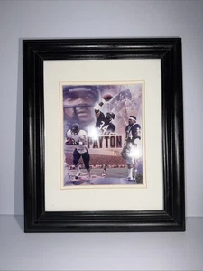 Gerahmtes Walter Payton Chicago Bears NFL Football Sport Rahmen Druck Bild 17x14 - Bild 1 von 5