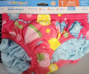 SwimSchool Reuseable Swim Diaper Level 1 12 Mos 18-22 lbs - Picture 1 of 2