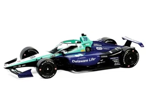 Dallara IndyCar #28 Marcus Ericsson "Delaware Life" Andretti Autosport "NTT Indy - Picture 1 of 3