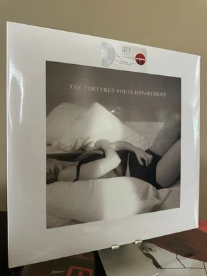 Taylor Swift "The Tortured Poets Department" 2-LP Clear Vinyl New Sealed - Image 1 of 3