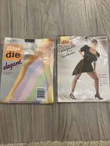 NEU! 2x Nur Die Strumpfhose Elegant Gr. 36-40 Mit Applikationen - Bild 1 von 2