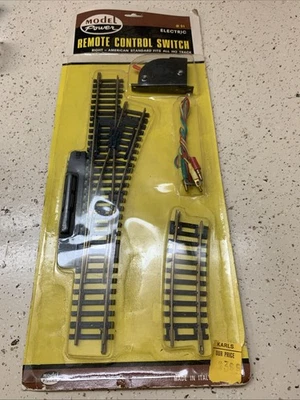 Model Power #51 Right Turn Remote Electric Control Switch Train Tracks - Image 1 of 4