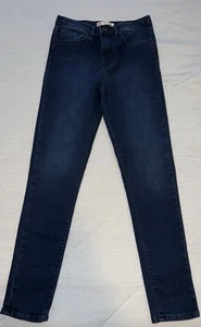 Levi’s 720 High Rise Super Skinny Jeans, Girls Size 12, Dark Blue  - Picture 1 of 5
