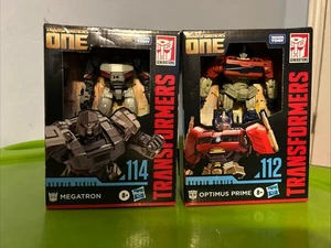 Transformers One Studio Series 112 Optimus Prime And 114 Megatron - Picture 1 of 5