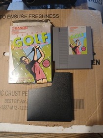 Nintendo Nes Bandai Golf With Box. No Manual Untested