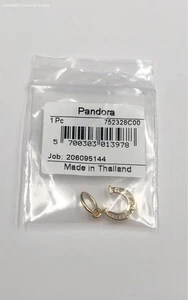 New PANDORA 14K Gold Horseshoe Charm - Picture 1 of 6