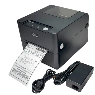 Tally Dascom DL-200 Compact Thermal Transfer Barcode Label Printer Ethernet USB - Image 1 of 4