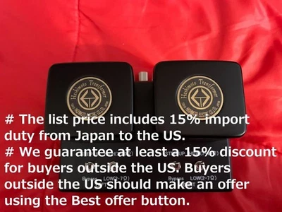 Unidad transformadora escalonada MC con Hashimoto HM-7: para A Tec, Orto, Denon, Koetsu Foto 1 de 4