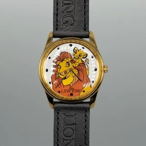Orologio Disney Il Re Leone Quarzo Vintage 1994 Mufasa & Simba Promozionale Mai Indossato - Foto 1 di 18