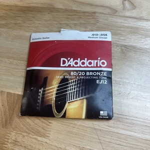 D'Addario EJ12 80/20 Bronze Akustikgitarrensaiten, Medium, 13-56 - Bild 1 von 6