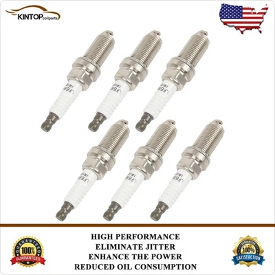 6x bujías de iridio y platino para Volvo V70 3,2 L 2008-2010 Foto 1 de 4