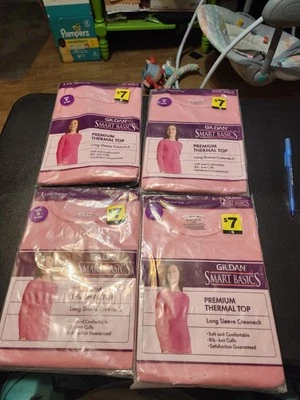 Топ для девочек Gildan Smart Basics Premium розовый тепловой размер S(6-6X) 4 дюйма лот - Изображение 1 из 2