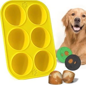 Stampi per trattamento cani 6 cavità per cucciolo Woof e pupicola masticatrice elettrica piccola 10-25 - Foto 1 di 2