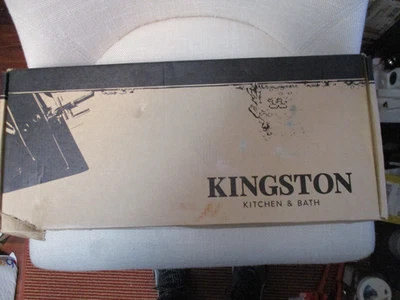 Suporte de parede Kingston latão KS1258AX 2 alças 3 furos cozinha/banho cromado NOVO - Imagem 1 de 4