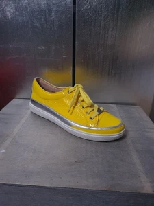Zapatillas deportivas CAPRICE como nuevas talla 38 (5 amarillo charol zapatos con cordones zapatos bajos 1850 - Imagen 1 de 14