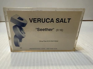 (Rare) VERUCA SALT SEETHER TRACK CASSETTE TAPE Promotional Copy (Geffen Record) - Picture 1 of 7