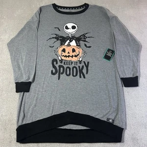Tim Burtons The Nightmare Before Christmas Sleepwear Shirt Women’s XL(16-18) NWT - Picture 1 of 16