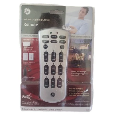 45600 GE Z-Wave Remote for Wireless Lighting Control OEM New Factory Sealed  - Image 1 of 2
