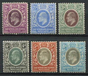 KUT East Africa Uganda 1903-04 KEVII 2a-8a SG 3-8 Mint Hinged MH VF £110,00 - Picture 1 of 2