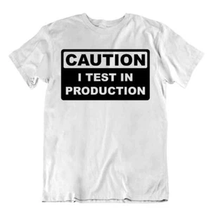 Vorsicht Tshirt Programmierer T-Shirt Wissenschaft Lehrer College Tee Wortspiel Shirt - Bild 1 von 8