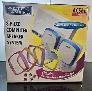 Altec Lansing speakers ACS66i Apple iMac Colors-PC compatible NEW OPEN BOX - Picture 1 of 6