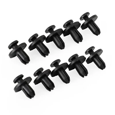 10x 6mm Fairing Clip Screw Rivets Panel Trim For Suzuki GSX, Burgman, V-Strom U1 Foto 1 de 4