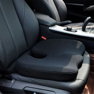 Memory Foam Car Seat Cushion For Driving Pain Pressure Relief Driver Booster Pad - Picture 1 of 12