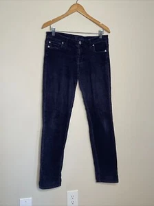 Kut From The Kloth Women Navy Diana Stretch Skinny Corduroy Pants Size 2 - Picture 1 of 8